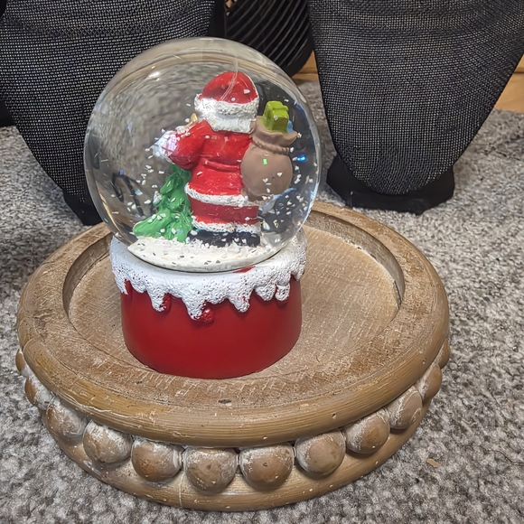 Santa “Believe” Christmas Snow Globe — Holiday Decor - Picture 5 of 9